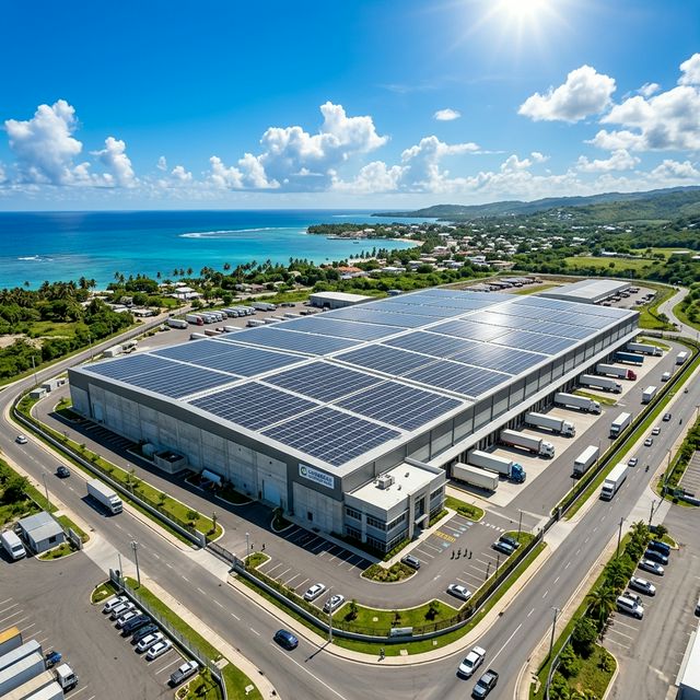 Instalación de Paneles Solares en Naves Industriales en RD